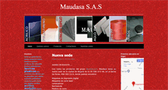 Desktop Screenshot of maudasa.co
