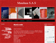 Tablet Screenshot of maudasa.co